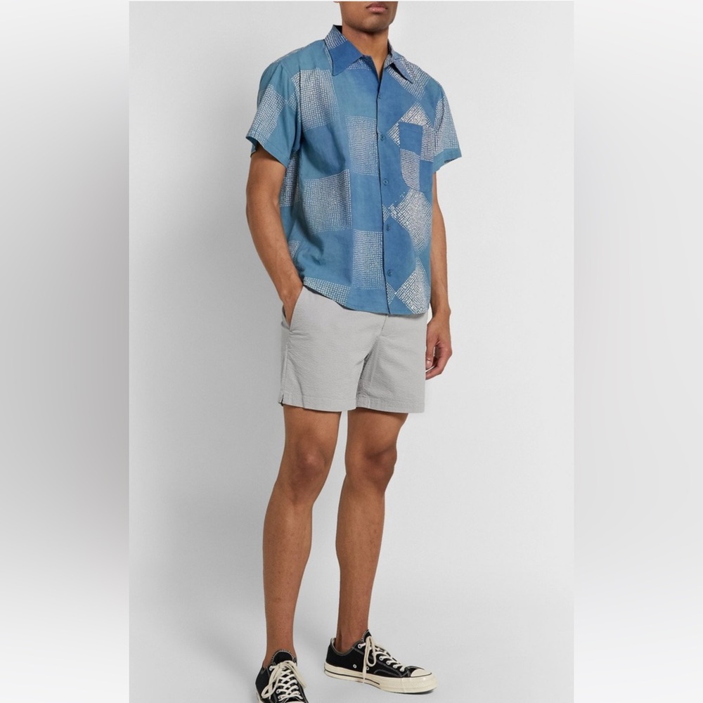 Club Monaco Jax Fit Seersucker Shorts